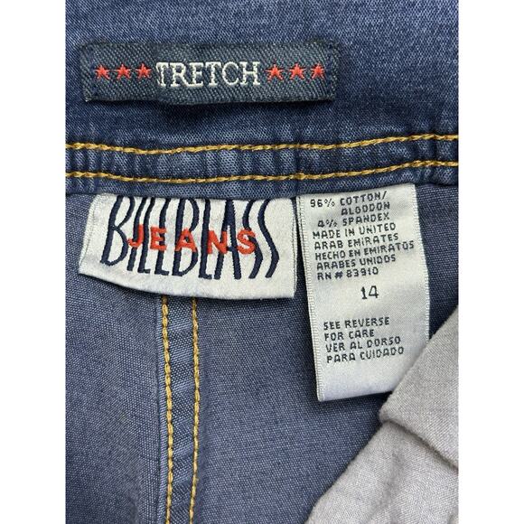 Bill Blass Jeans Women’s 14 Blue High Rise Bermuda Shorts Stretch Denim Cotton - Picture 4 of 12